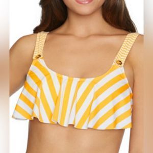 Arizona Jean Co Yellow Stripped one piece - Two sizes